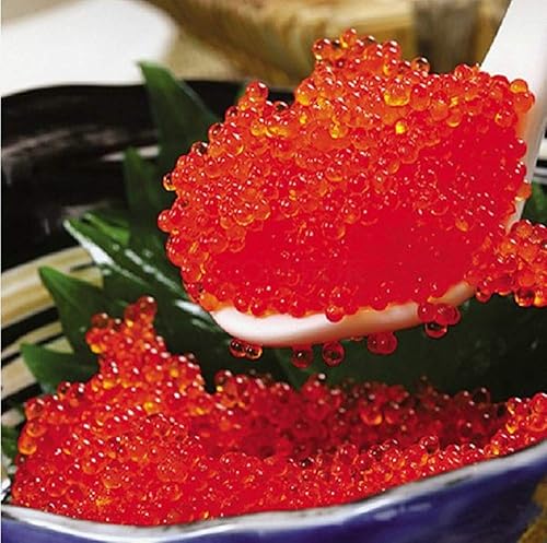 Miniatura 6 de Wenplus - Paquete de 2 cucharas de caviar de 3.55 pulgadas hechas a mano, cuchara de caviar con mango redondo con una caja de almacenamiento de