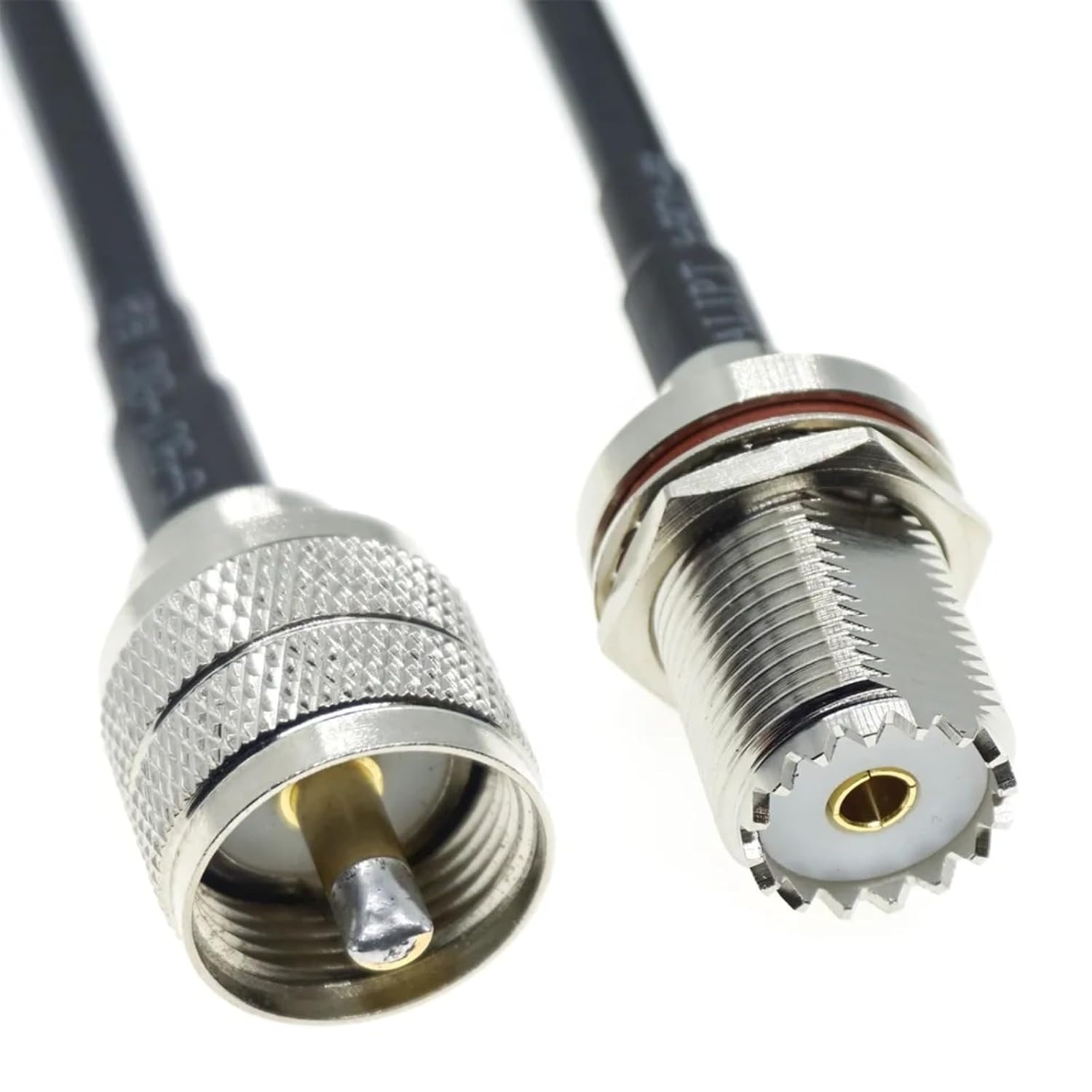 RG58 Male and female plug jack right angle 50 ohms 5M(Type E 50CM)