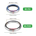 The Lord of the Tools 2Pcs MH-P03K MH-P25K Bicycle Headset Bearings Replacement Compatible with Cane Creek Series 40 and 110 gallery image