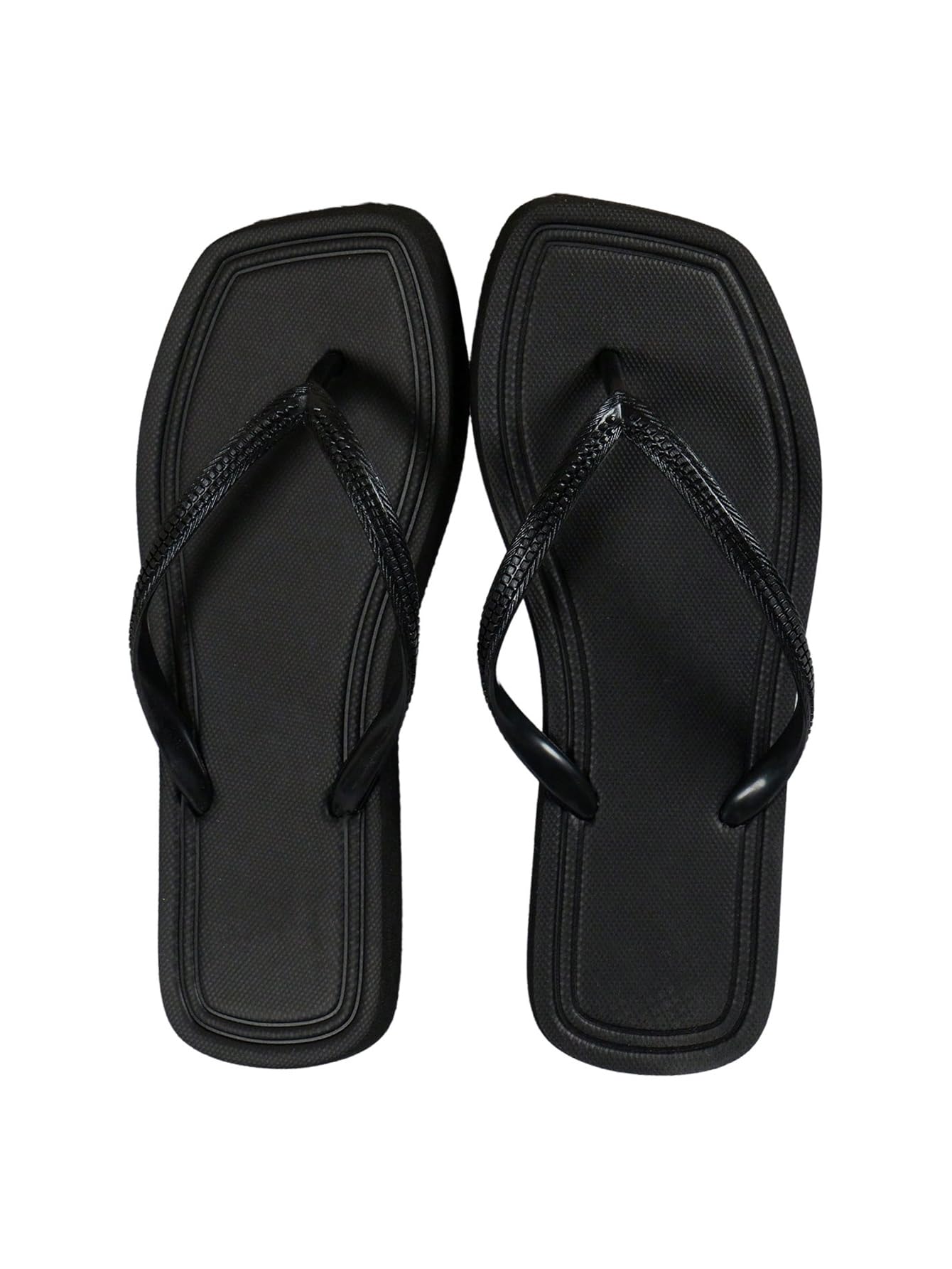 WDIRARA Women's Flip Flops Sandals Lightweight Thong Sandals Summer Beach Flat Slides