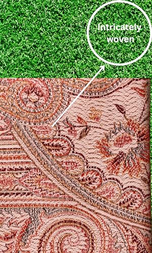 Shilppam Jamavar Kani Pashmina Stoles & Wraps 80" X 29" I Light Soft Shawl4