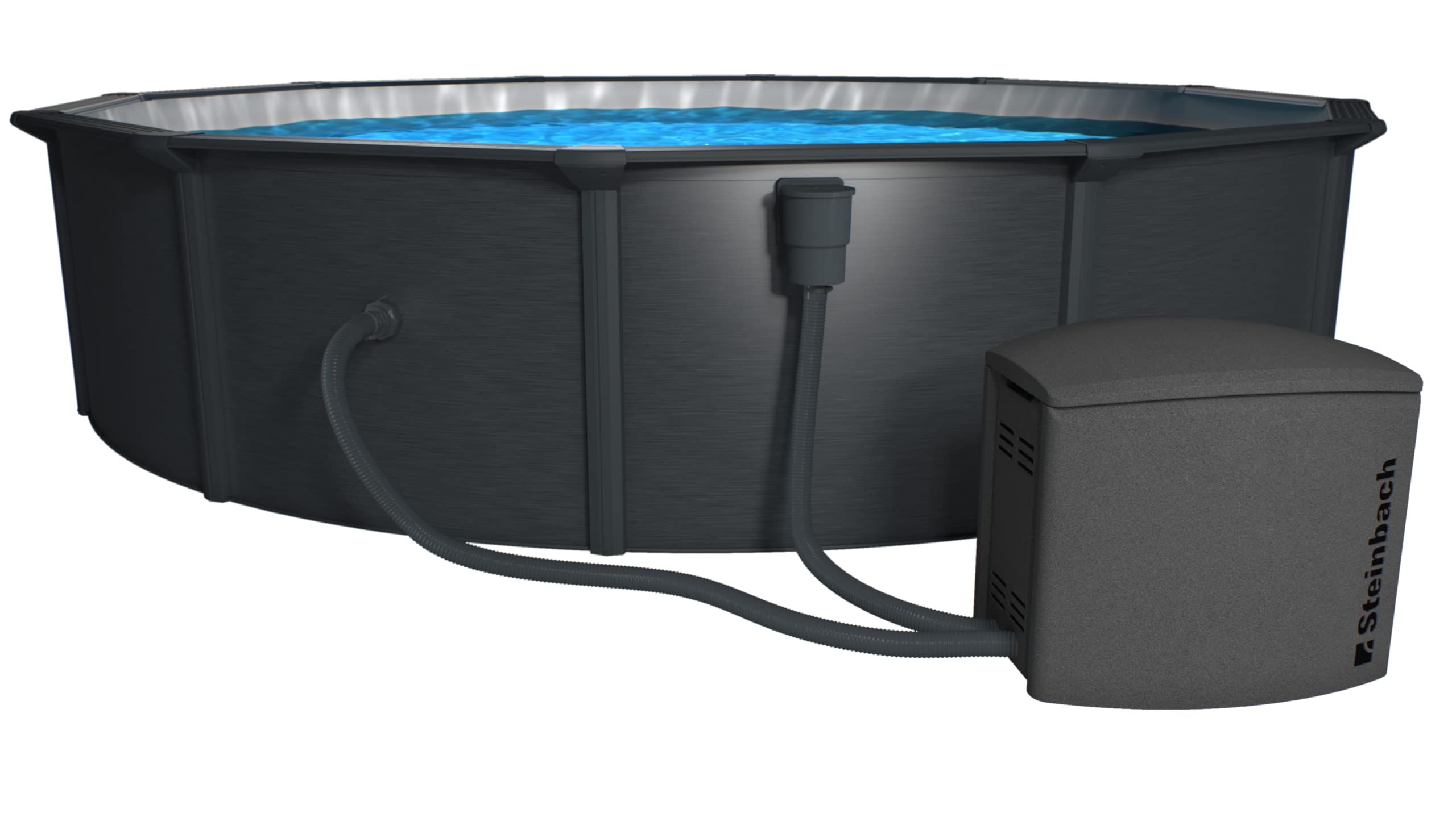 STEINBACH Pool Technikbox – 036600 – Hochwertige Box zum Schutz von Pooltechnik und Pool-Equipment – Witterungs- und chemiebeständig sowie geräusch- und temperaturisolierend