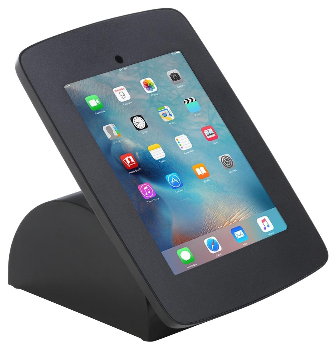 Amazon.com: Displays2go Countertop Tablet POS Display, Steel Base, ABS  Plastic Surround – Black (TABTBRBK) : Electronics