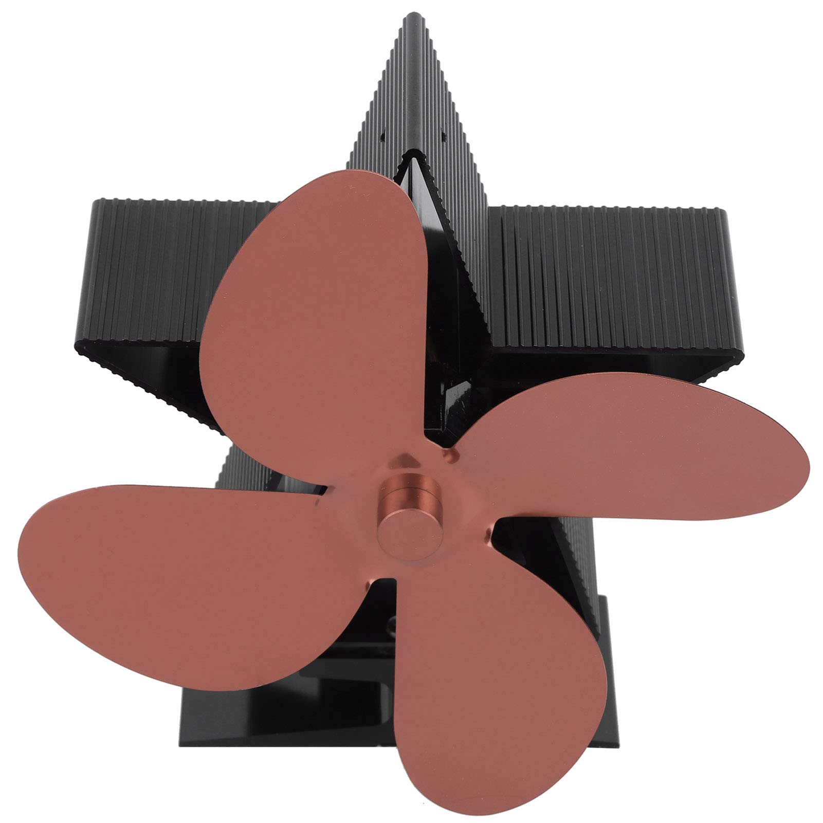 Ventilatore Termico per Stufa a Legna con 4 Pale per la (Bronzo)