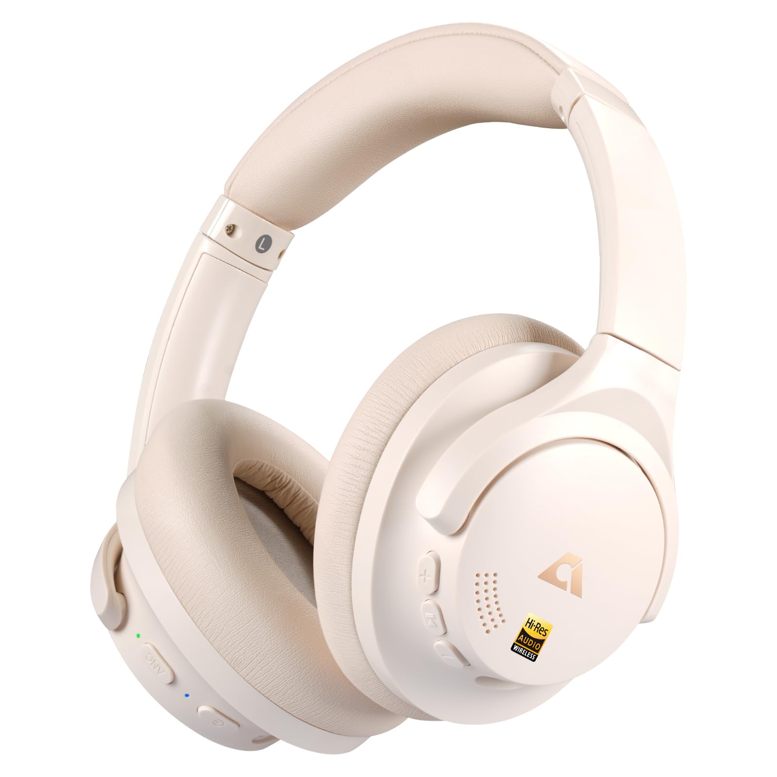 1Mii Y8+ Hybrid Active Noise Cancelling Headphones, 100H Ultra Playtime, Bluetooth 6.0 Over Ear, Wireless Hi-Res Audio & Deep Bass, Comfort for Travel
