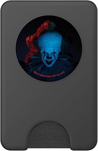 Miniatura 8 de IT Capítulo 2 Azul Pennywise PopSockets agarre y soporte para teléfonos y tabletas, Negro
