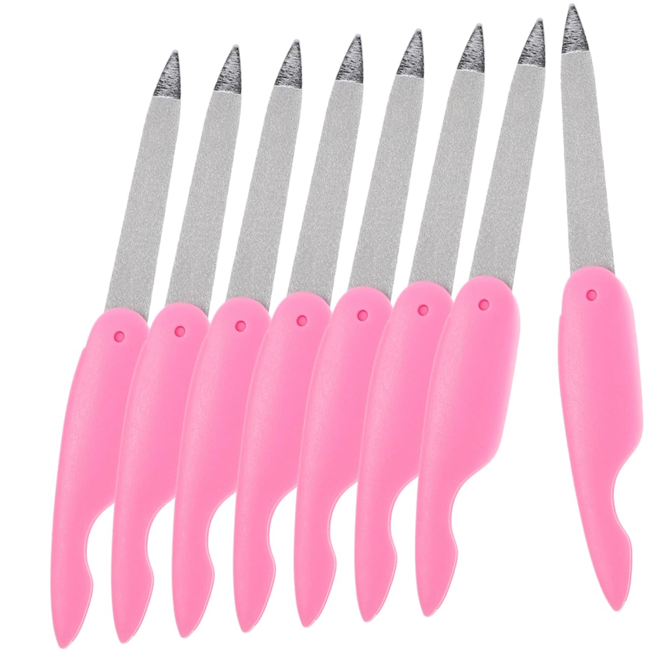 Healeved 32pezzi Limette Per Unghie Metallo Doppia Faccia Strumenti Professionali Per Manicure e Pedicure Di Limette Compatte Per Unghie Fatte Casa e Nei Saloni