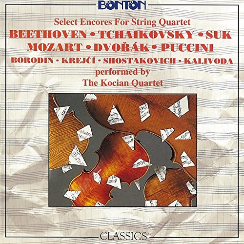 Amazon MusicでKocian QuartetのBeethoven, Tchaikovsky, Suk, Mozart, Dvořák
