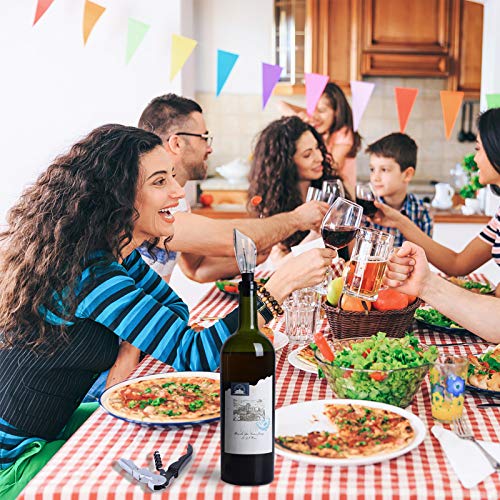 Coosion Waiter's Corkscrew, Wine Opener With Foil Cutter, Waiter's Friend, Professional Wine Key For Servers, Bottle Opener, Beer Opener, Wine Accessory (5 Pack) #TOP3