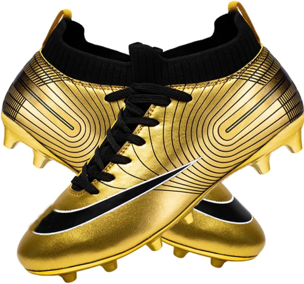 KAEAEILSSMen’s Soccer Boots Football Shoes Cleats Spike Shoes Sneaker Comfortable Adults Athletic Outdoor/Indoor/Competition/Training