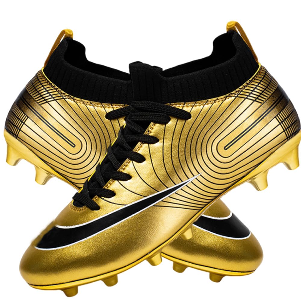 KAEAEILSSMen’s Soccer Boots Football Shoes Cleats Spike Shoes Sneaker Comfortable Adults Athletic Outdoor/Indoor/Competition/Training