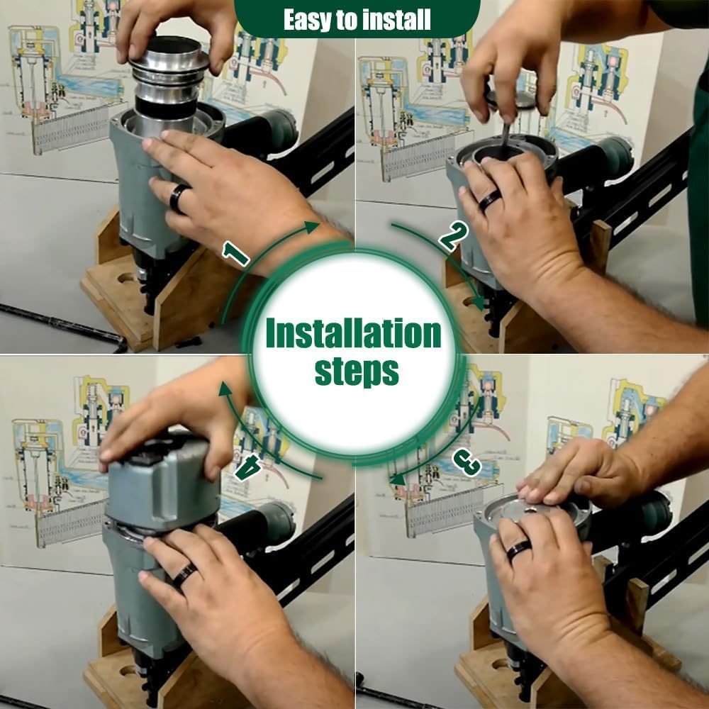 2PC 888403 885-918 885-519 Aftermarket Piston Driver For Hitachi NR90AE NR90AES1 NR 90AE(S1) NR90AES1M Framing Nail STRIP NAILER