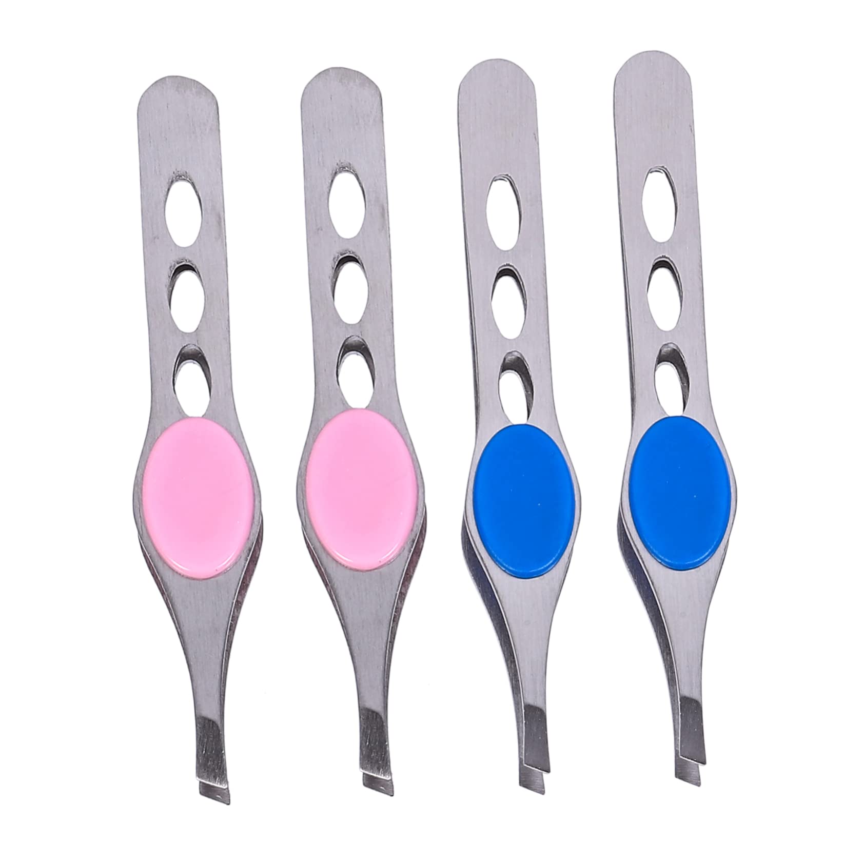FOMIYES 4Pcs Eyebrow Clip Tool Assorted Color Eyebrow Shaping Tweezers for Precise Makeup Grooming Durable Design with High Adhesion and
