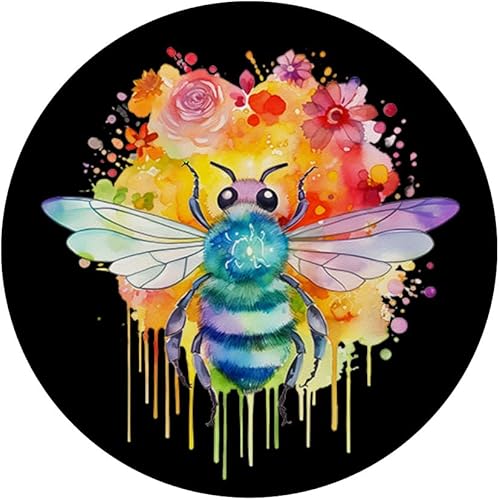 Miniatura 3 de Abeja abeja abeja miel abeja colorida insecto abejas amantes PopSockets estándar PopGrip