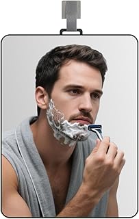 Shower Mirror Fogless for Shaving Men Fog Free Anti Fog Bathroom No Fog Proof