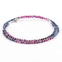 Vista 256 de Natural Moonstone Gemstones Choker Necklace, Faceted Rounds Beads, Silver Plated Jewelry, Healing Crystals, Birthday, Handamde, Minimalist, Women