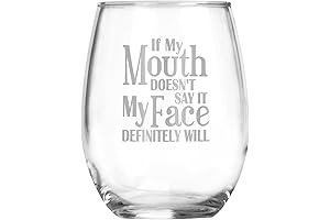 Sarcastic Funny Stemless Wine Glass - Gag Gift for Adults