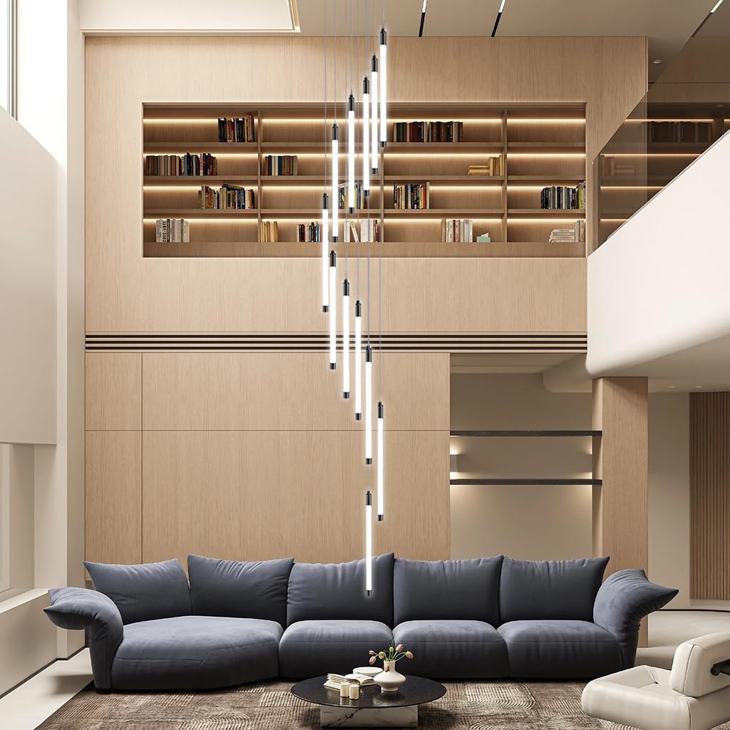 Lustre LED moderne suspendu pour sublimer la décoration de votre salon