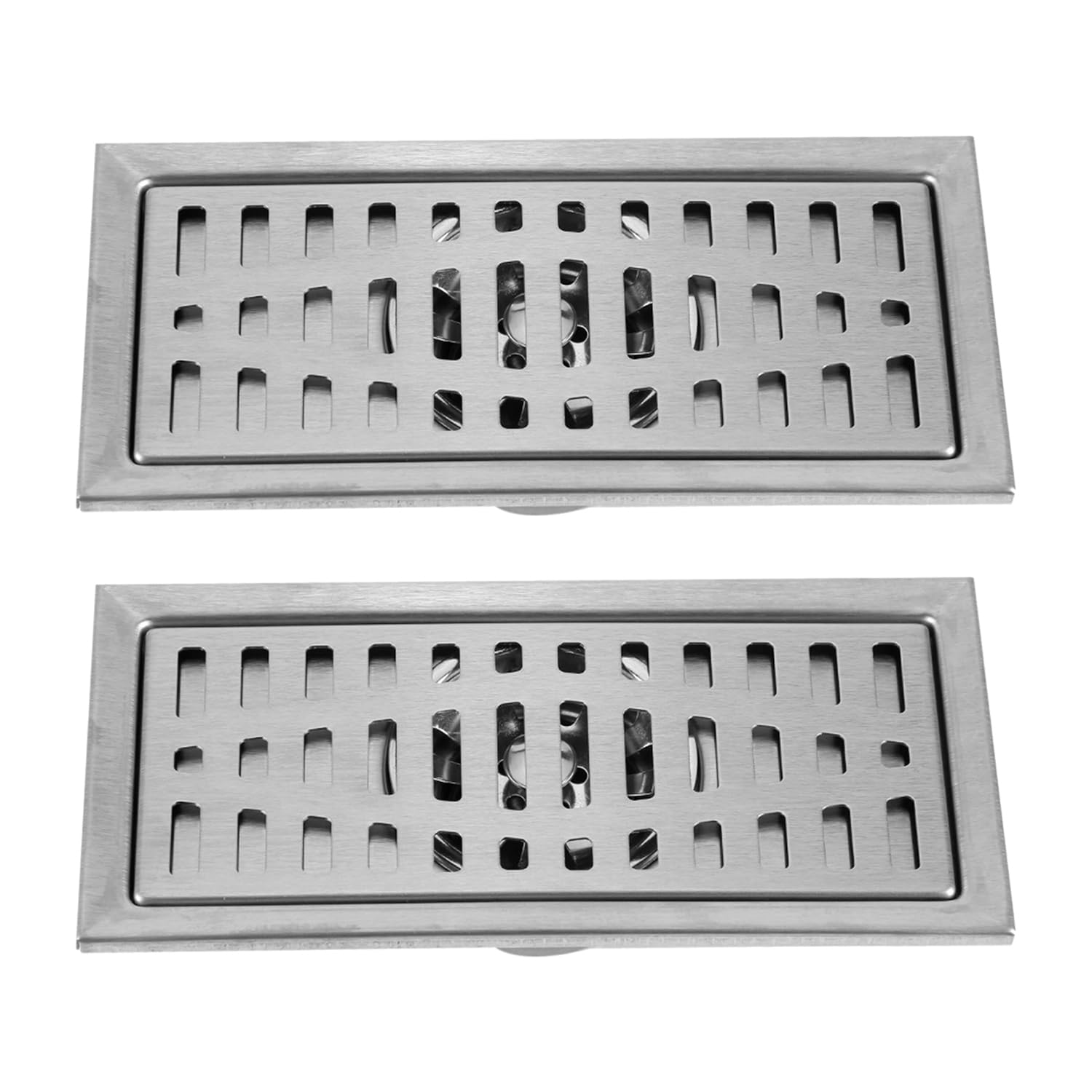 Canalisation de douche rectangulaire inox 20 cm évacuation linéaire salle de bain