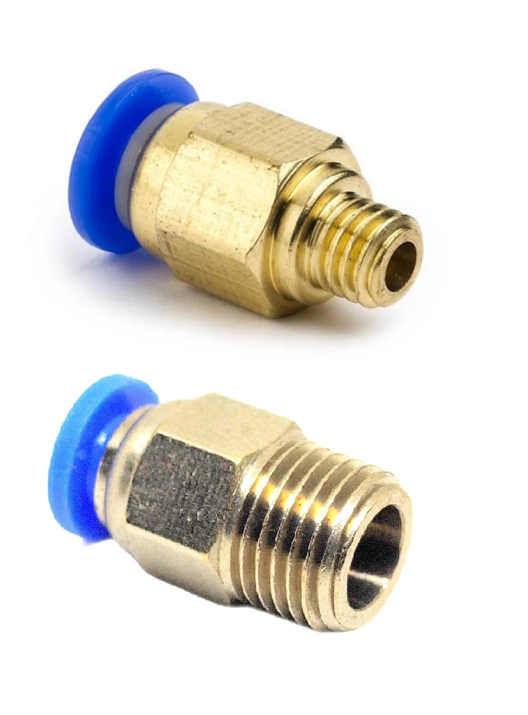INVENTO 1Pcs PC4-M10 10mm + PC4-M6 6mm Threaded Pneumatic Push Air Fitting Connector for 4mm OD Pipe Tube For 3D Printer Extruder Bowden (B0BHC3QJ7Y) Amazon Price History, Amazon Price Tracker