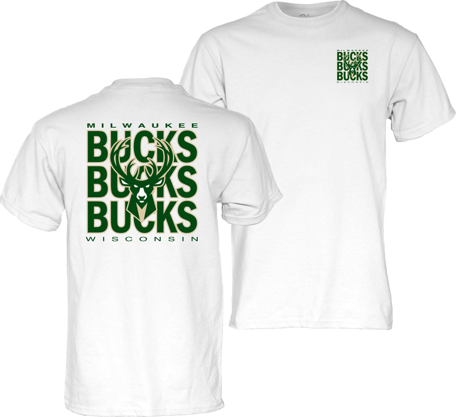 Blue 84 NBA Officially Licensed T-Shirt Front/Back Press White