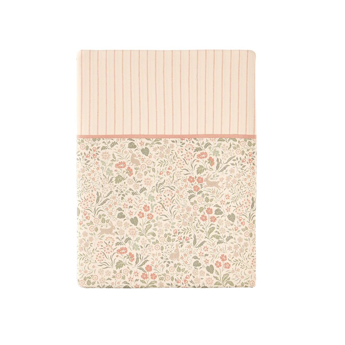 Printed Cotton Percale Flat Sheet, Cottage, 240 x 300 cm, ESSIX