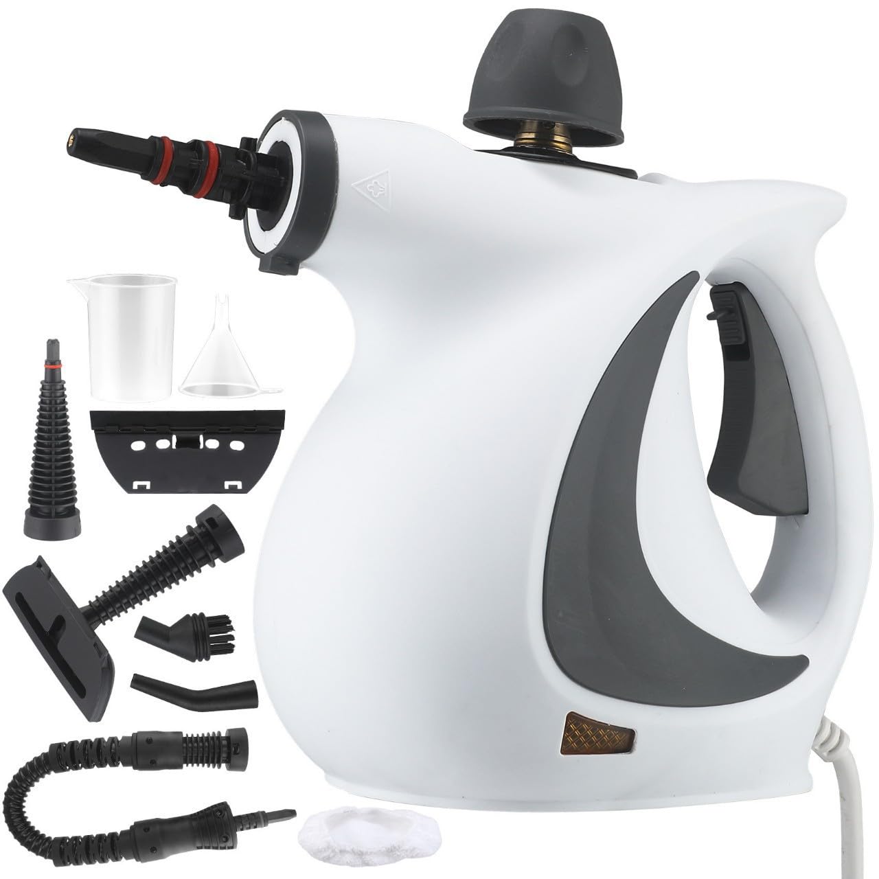 Vaporseguro Limpiador a Vapor de Mano con 12 Accesorios para Hogar y Coche
