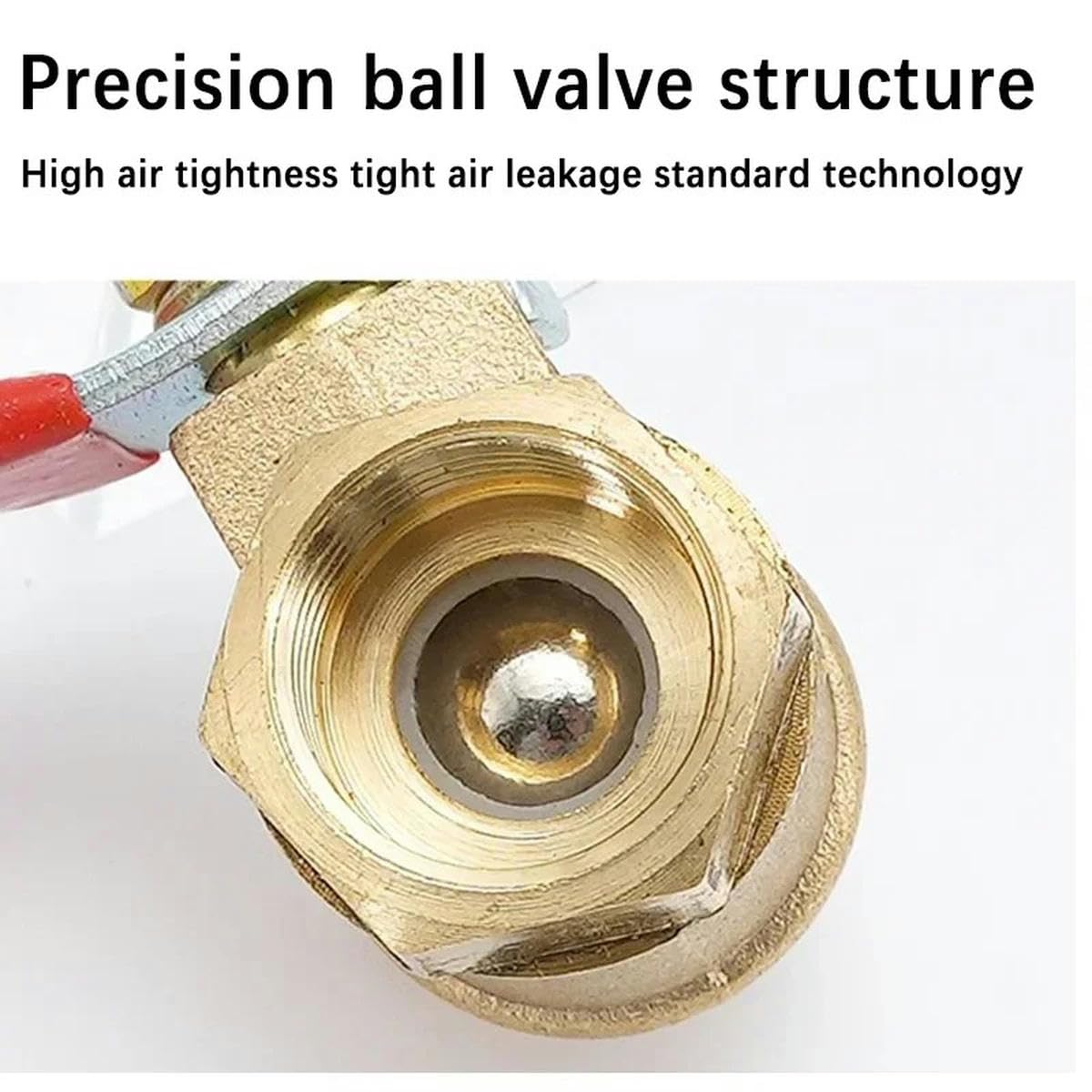 10 piezas de bola de púas de latón de 1/8'' 1/2'' 1/4'' conector de rosca hembra junta de tubería acoplador de púas de manguera de 6-12 mm - Tubo de 12 mm - 200 piezas - 1/2"