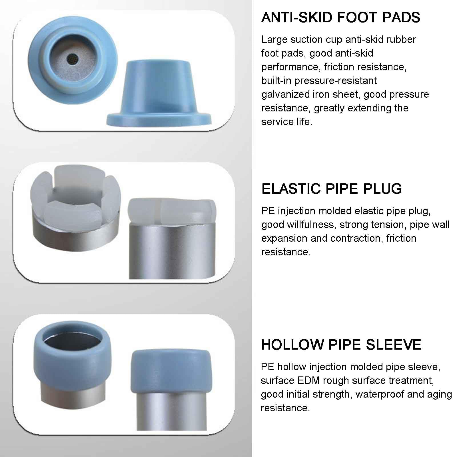Herramienta-Free Assembly Ajustable giratoria Ducha Taburete y bañera Asiento con Anti-Deslizamiento de Goma Consejos, Taburete de Ducha para Ancianos, discapacitados,Suction Cup Type