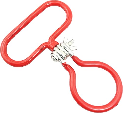 RLECS Mango de tapa de botella Carboy para cerveza casera y elaboración de vino, mango de cuello Carboy duradero para cuello suave, fermentador de