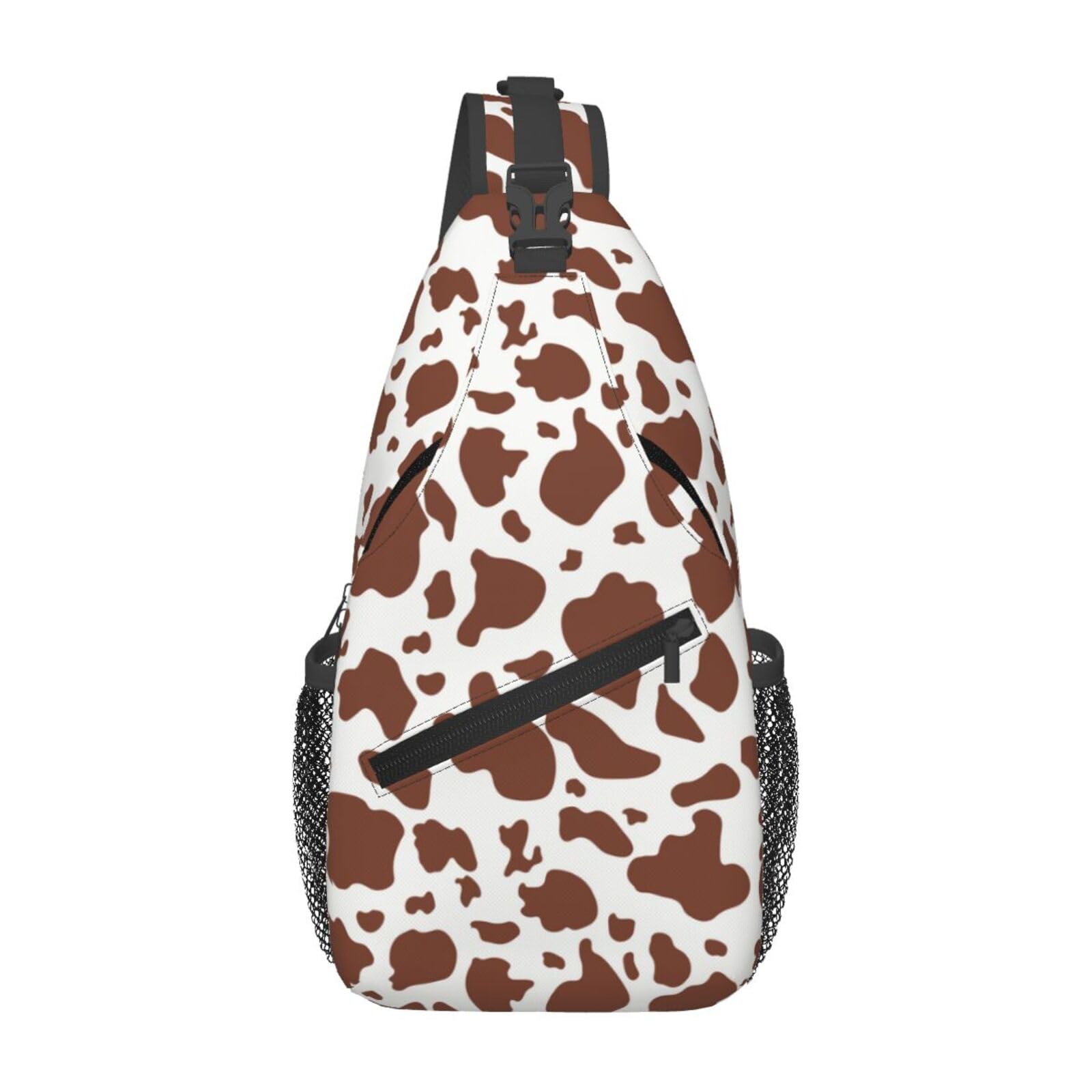 Sac de poitrine casual imprimé vache idéal pour vos sorties et voyages - 8