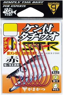 がまかつ ケン付タチウオ ST-R 赤 #4/0