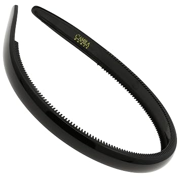Camila Paris CP3011 French Fashion Headband for Women, Very Flexible with Teeth for Strong Hold Grip, Womens Hairband, No Slip +Durable Styling Girls Hair Accessories, Made in France with Cellulose