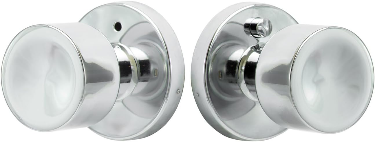Sure-Loc Hardware BG102 32D Bergen Privacy Knob, Satin Stainless