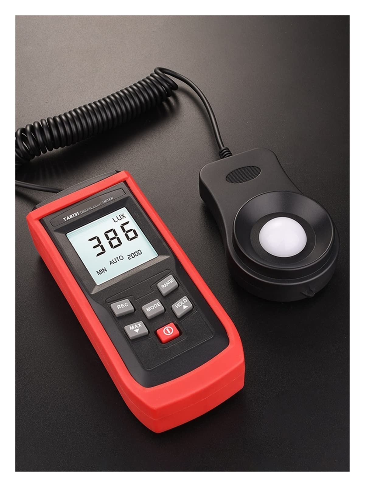 Medidor de luz, Medidor de iluminancia Digital iluminación Mano Alta precisión fotómetro 10000 0lux, luz Illuminator Digital Handheld Temperatura la Temperatura del Medio Ambiente