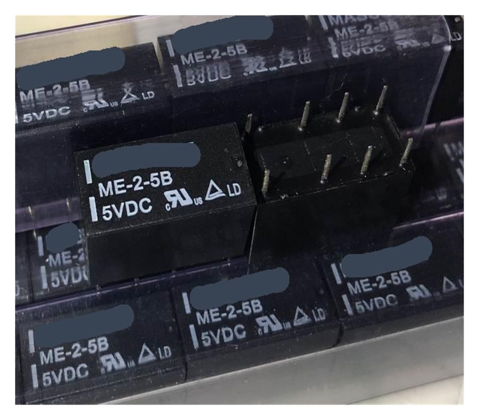 Relais 8 Broches ME-2-5B 5V miniature pour circuit imprimé électronique
