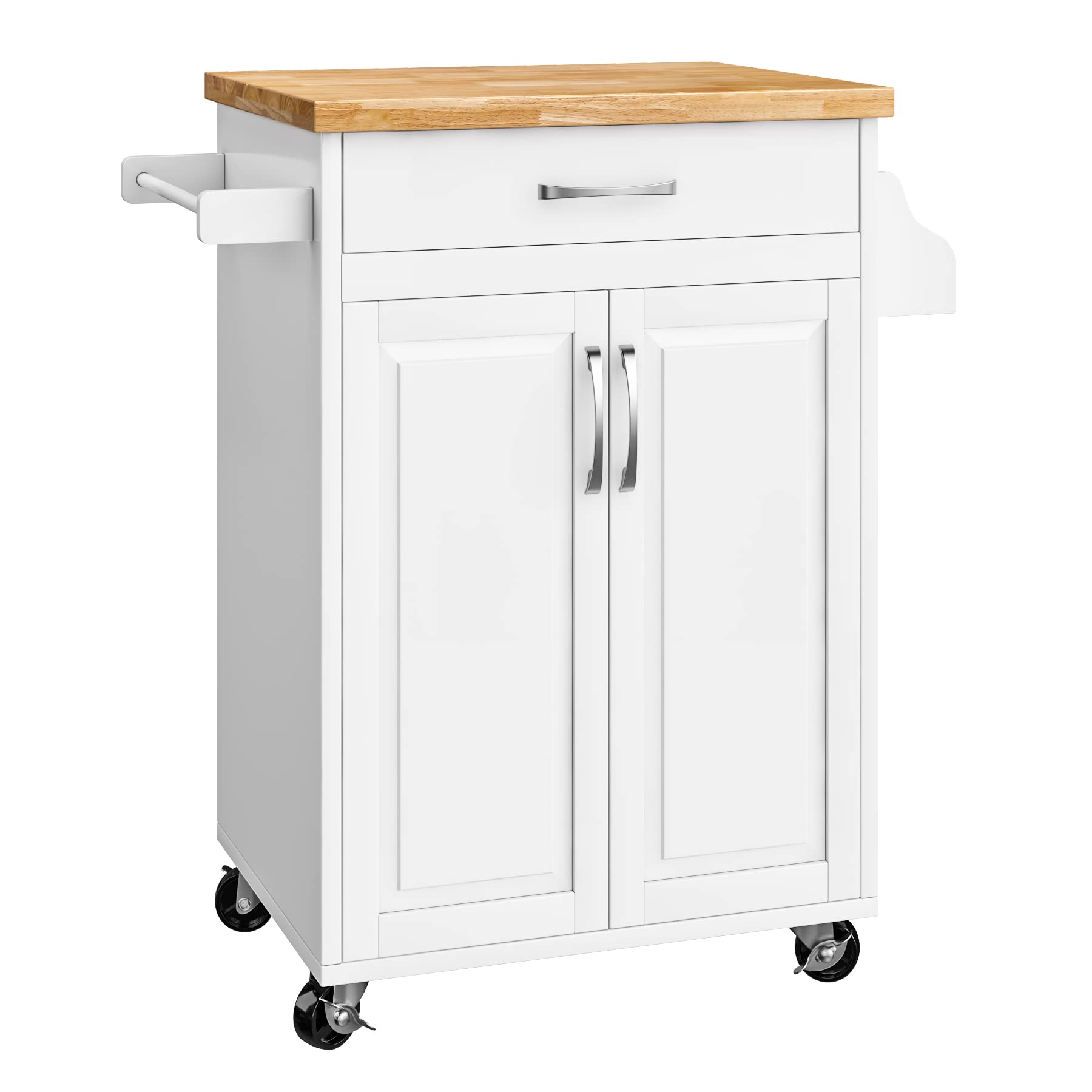 Buy Kitchen Island on Wheels with Storage Drawer and Rolling