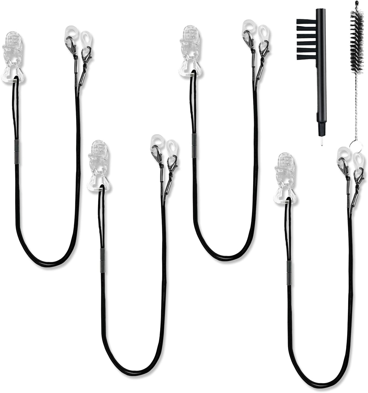 Hearing Aid Clips to Prevent Loss, Lanyard for Seniors, Otoclips for BTE Hearing Aids Anti-Lost Clip
