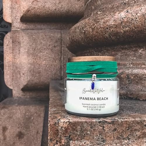 Vela Vegetal Aroma Ipanema Beach praia mar - Bendita Vela - Coleção aromas do Brasil