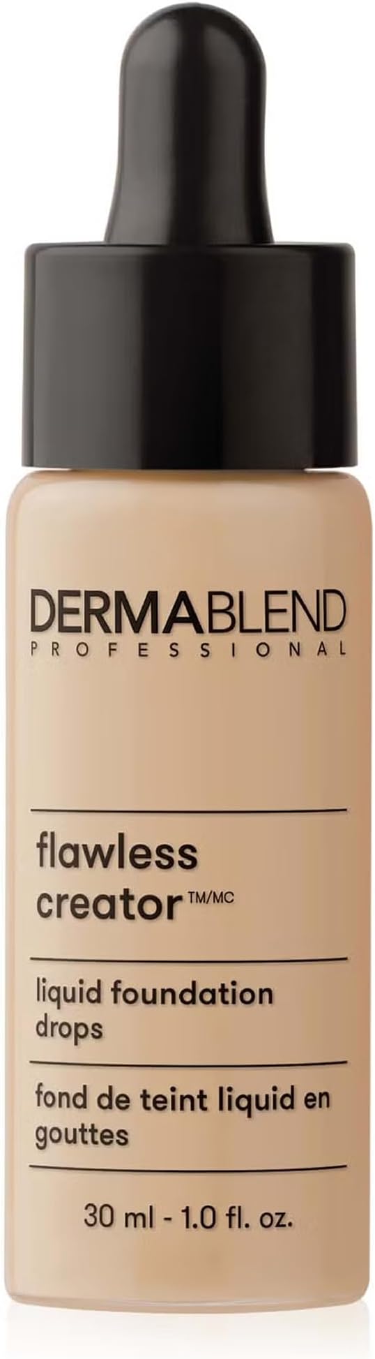 Dermablend Flawless Creator Multi-Use Liquid Foundation Makeup, Full Coverage Lightweight Buildable Foundation, Natural Finish, 1 Fl oz.