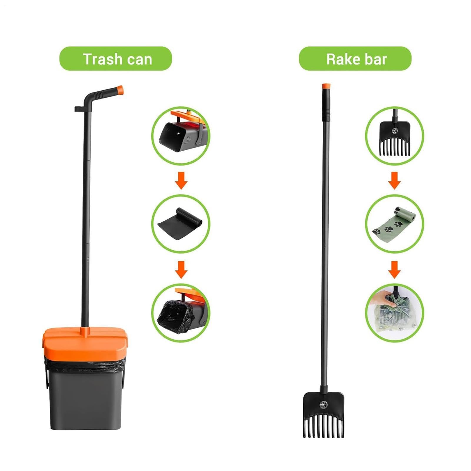 Katzenkot-Schaufel Für Katzenklo Stabile Langer Griff Kot-Schaufel für | Robuste Katzenklo-Kelle Für Outdoor, Reisen, Camping, Wandern, Picknick, Hinterhofbereich und Rasen im Freien und dra