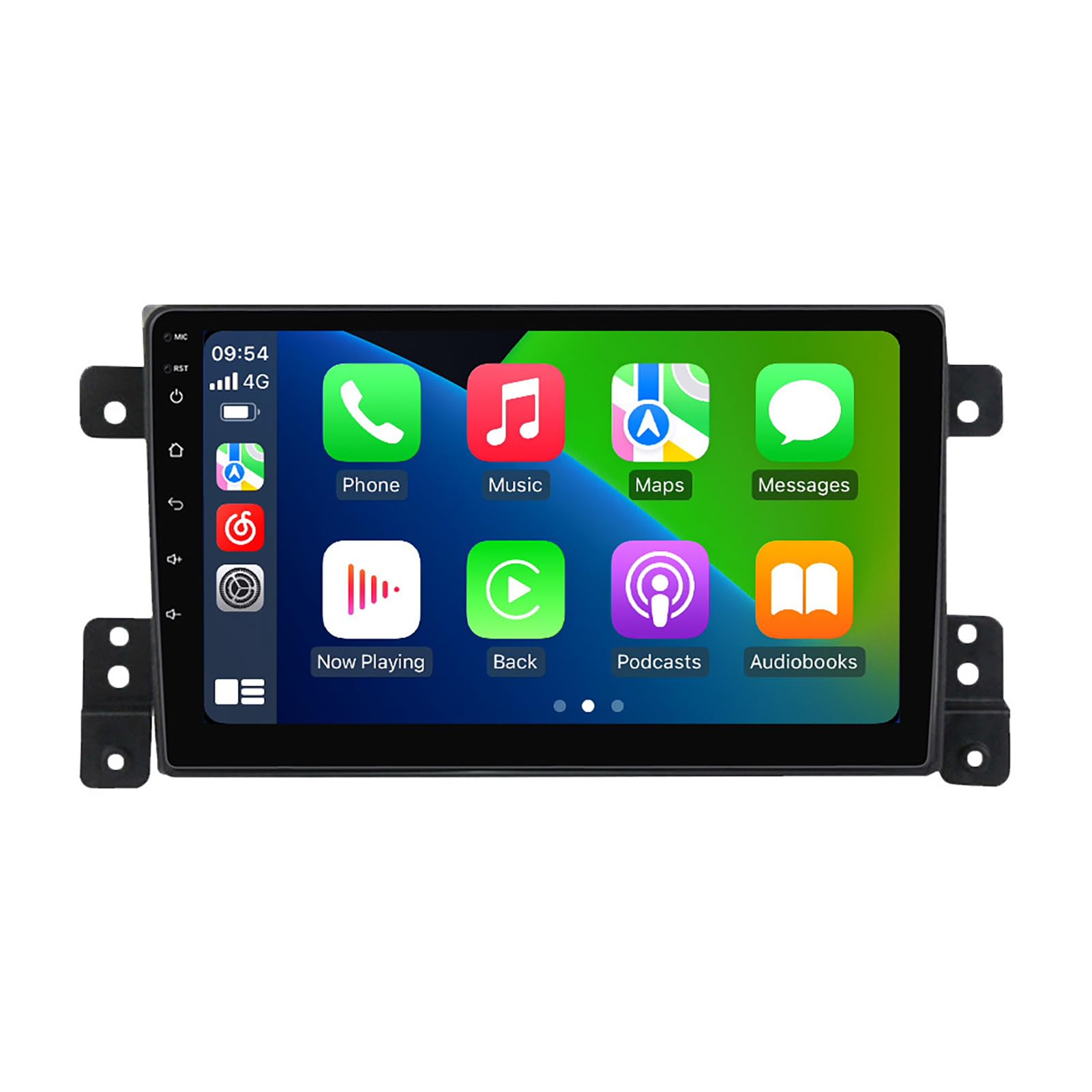 Navegador GPS Android 14 para Suzuki Vitara 2005-2015 con pantalla táctil de 9 pulgadas
