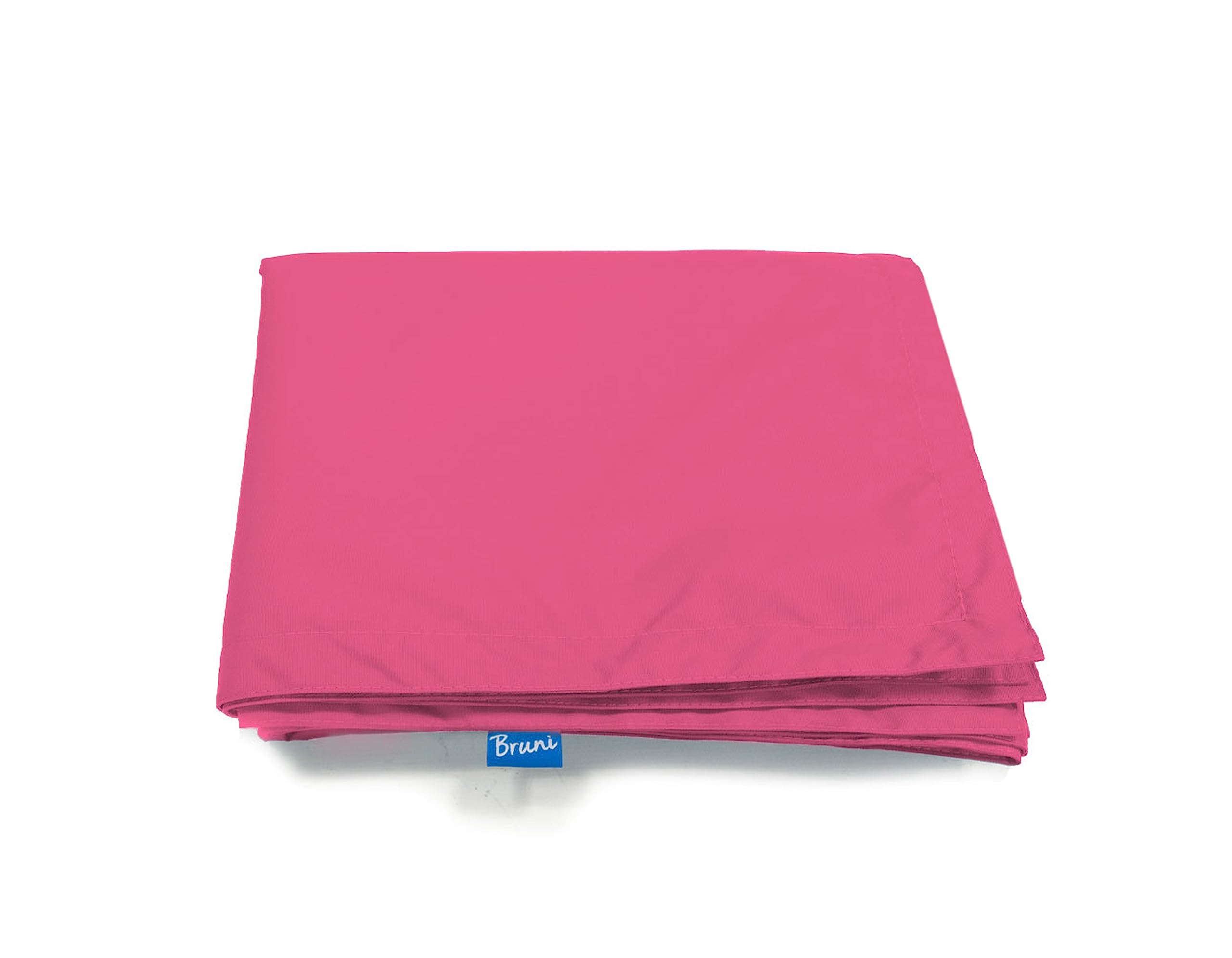 Bruni Fodera intercambiabile per sacco di pouf rettangolare da 180 x 140 cm, materiale impermeabile, adatto per interni ed esterni, estremamente robusta (rosa)