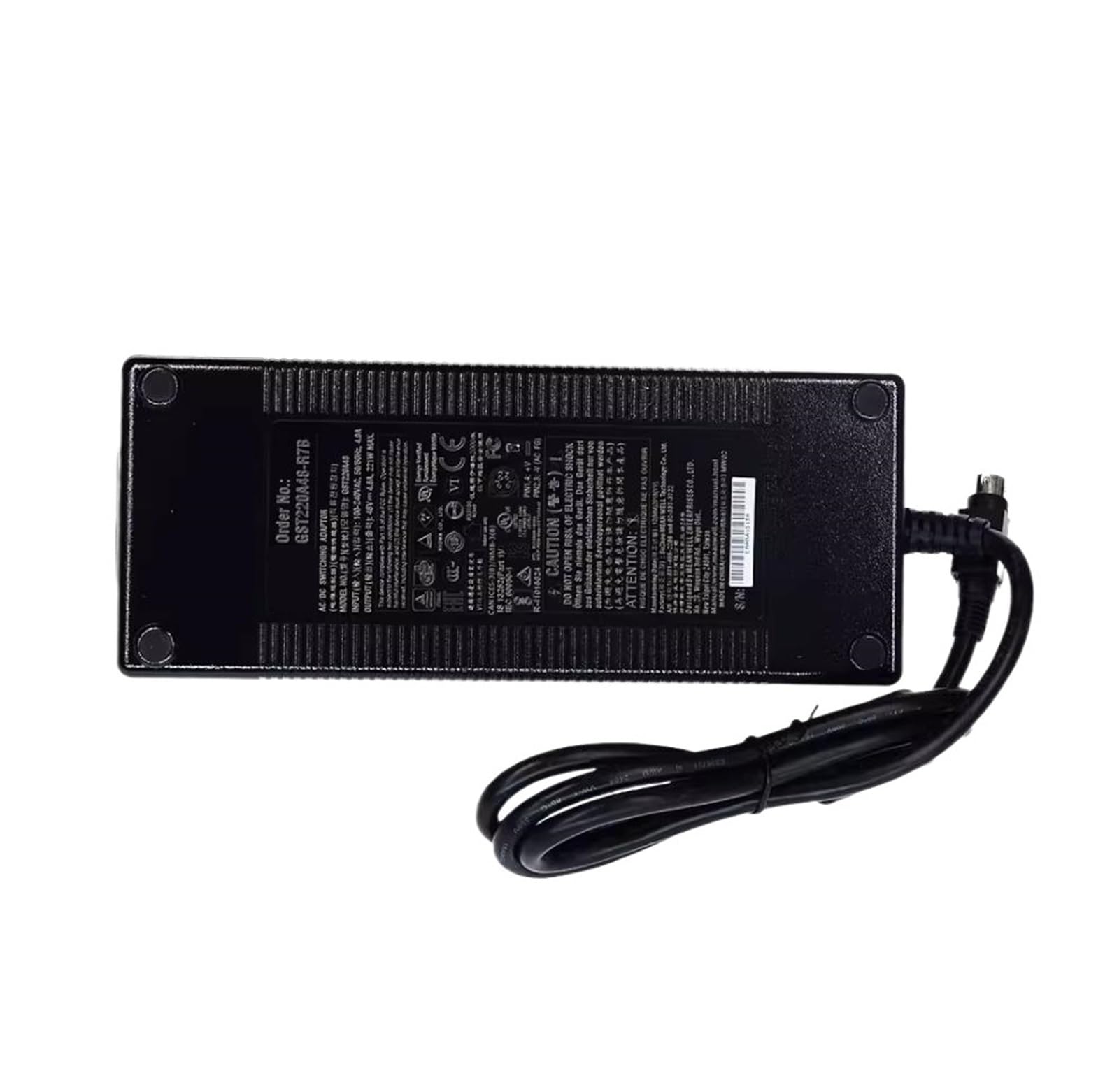 Transformateur GST220A12-R7B 12V alimentation de bureau GST220A 220W à 4 broches