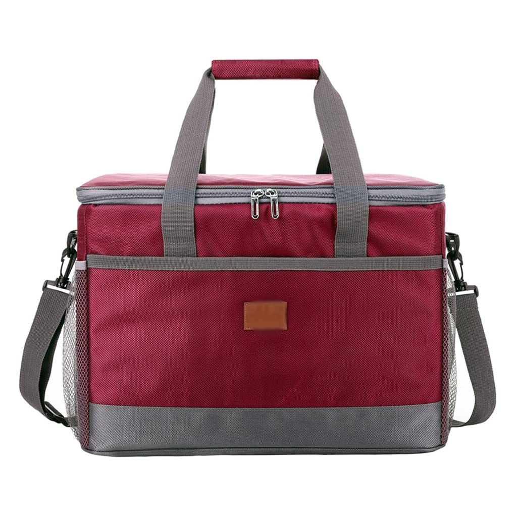 Bolsa térmica Suave de 32 litros con Forro rígido: lonchera Grande con Aislamiento para Picnic para Acampar, Hacer barbacoas y Actividades al Aire Libre 40,5 * 26,5 * 31 cm