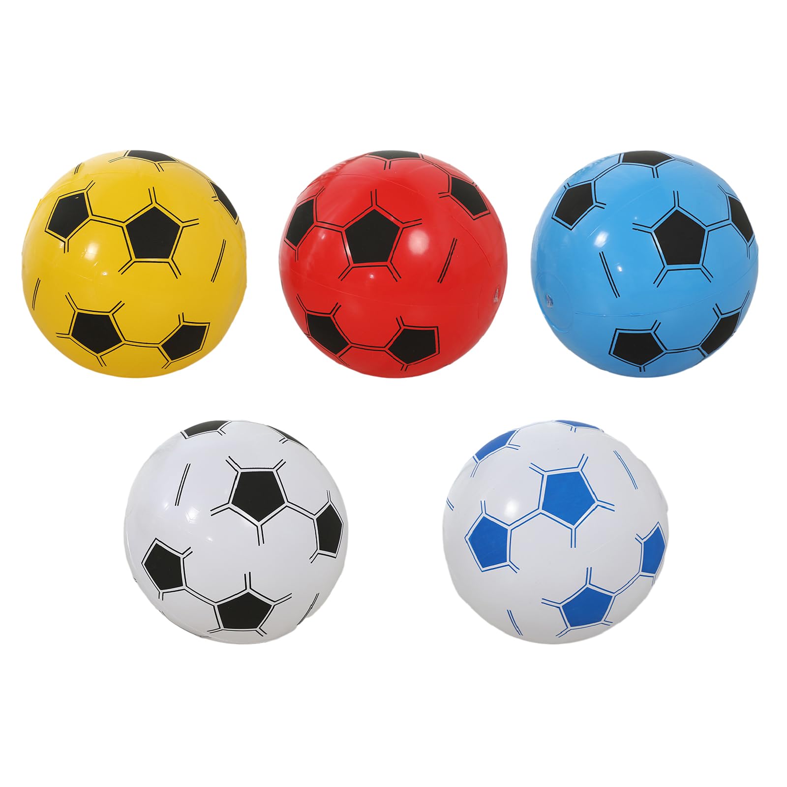 Falafoty Paquete de 5 Pelotas de Playa Hinchables Pelotas de Playa de PVC con Arco Iris Juguetes de Playa Regalo para Niños Verano Piscina al Aire Libre Fiesta en la Playa Cumpleaños Suministros