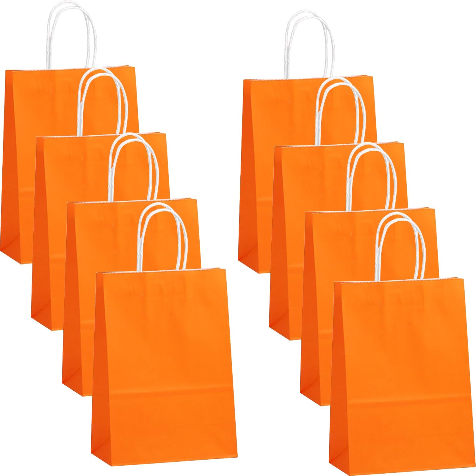 Cegzer 30 Stück Bunte Geschenktüten Aus Kraftpapier – 15x8x21 Cm Mit Griffen