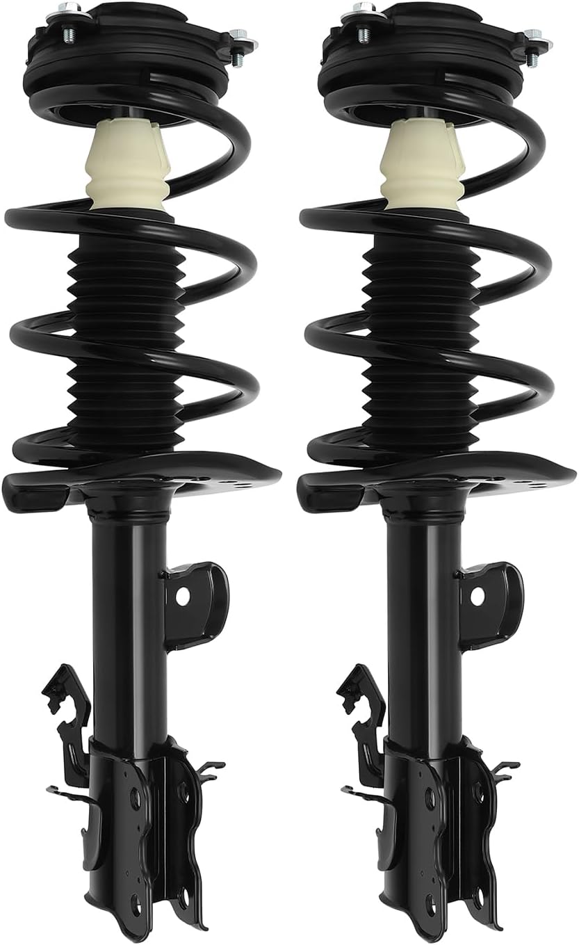 SCITOO Front Complete Strut Assembly and Coil Spring for Nissan Juke 2011-2017 Struts Shocks Replace 1333572L 1333572R - Set of 2