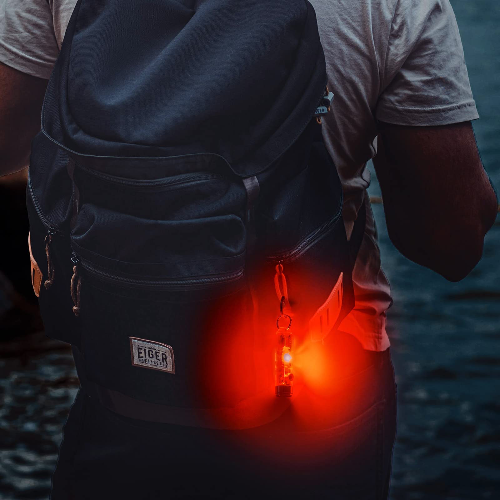 RovyVon Aurora A6U Schlüsselbund-Taschenlampe, wiederaufladbar, 650 Lumen, 10 Arbeitsmodus, Taschen-EDC-Taschenlampe mit multifunktionalem Signal-Seitenlicht, wasserdicht für den täglichen Gebrauch