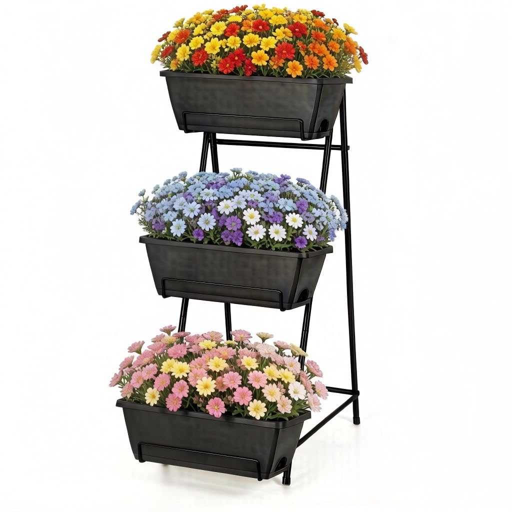 3 Tier Vertical Garden Planter Small Raised Garden Bed
